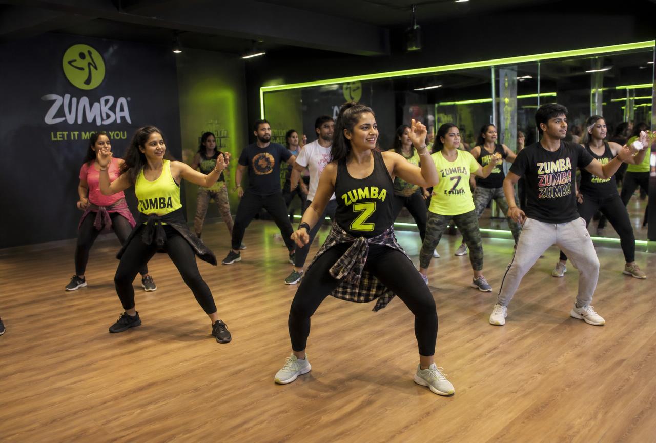 Zumba class at Evolve 360 Fitness Club